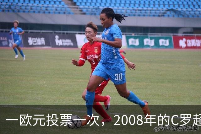 一欧元投票一次，2008年的C罗超越梅西，成了历史最佳金球获得者