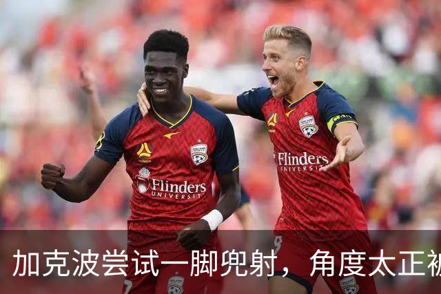 加克波尝试一脚兜射，角度太正被门将费布吕亨没收